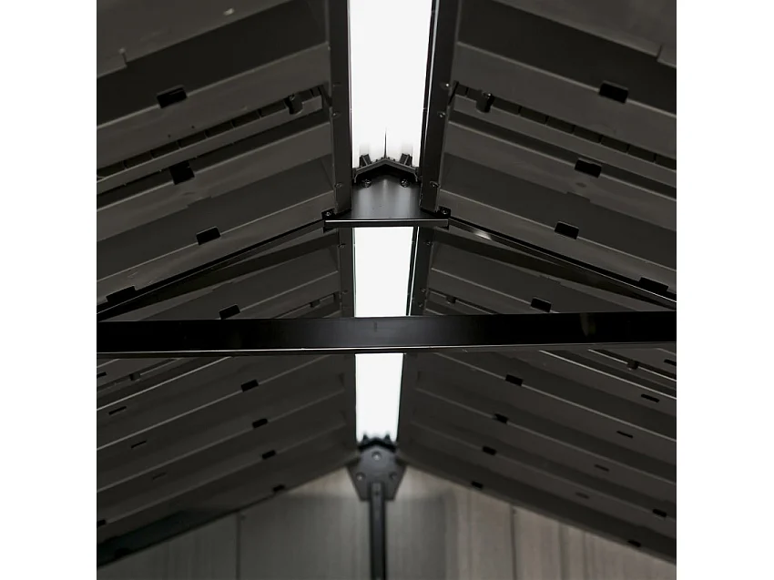 Casetta in resina BROSSIUM® OAKLAND 7511 - 8m² - Grigio