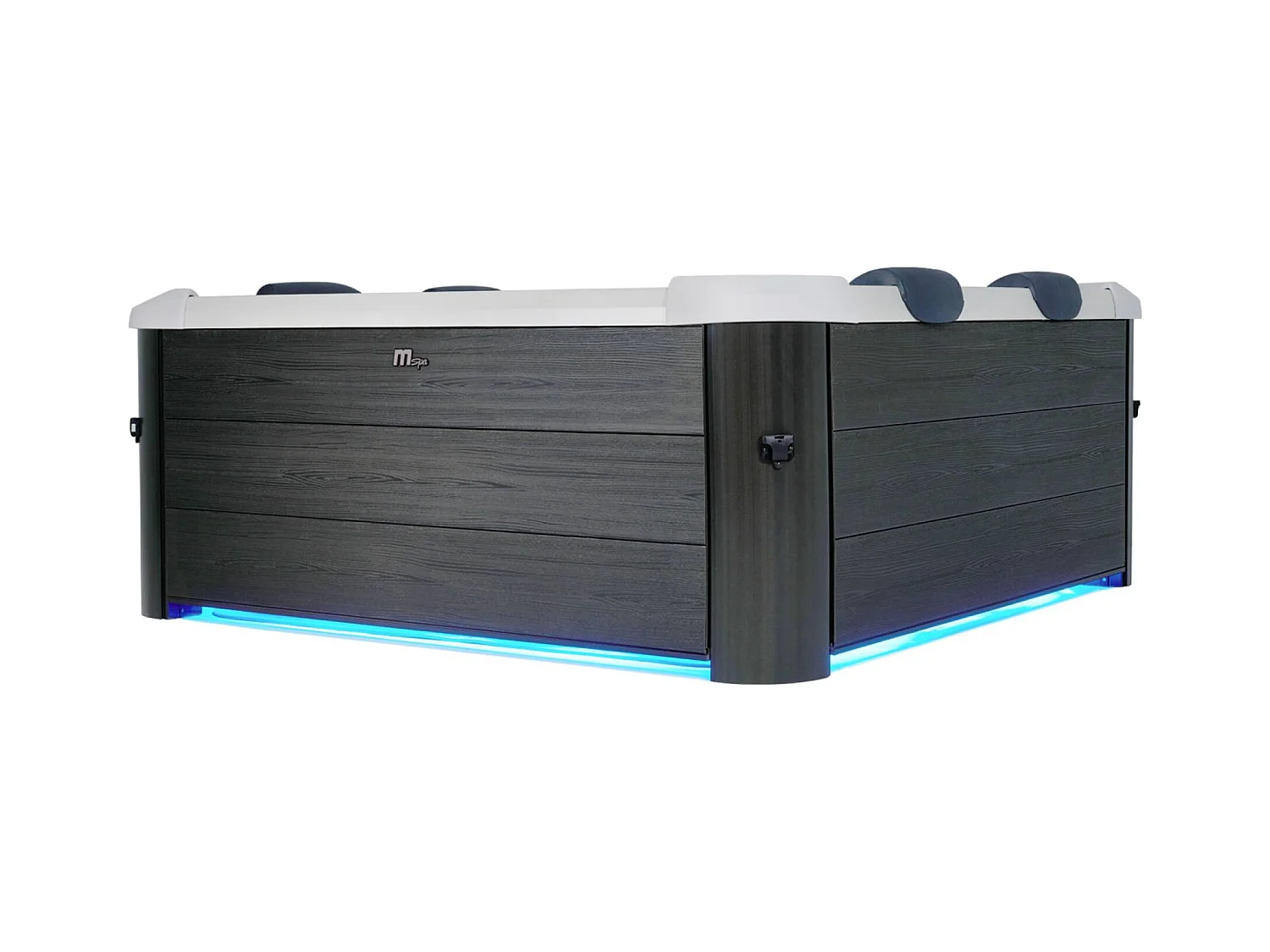 Spa rigide MSPA 6 places 4 coussins hydromassages. 8 filtres + bâche incluse 180 cm x 65 cm