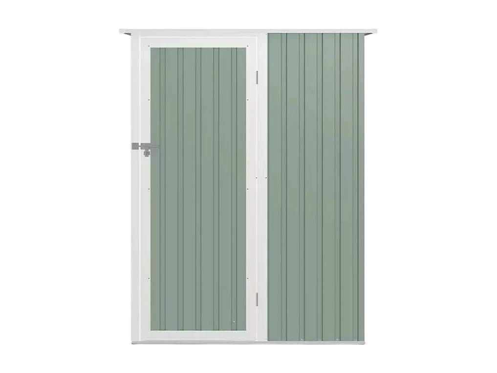 Casetta da giardino in lamiera zincata e metallo verde MetalGreenMini