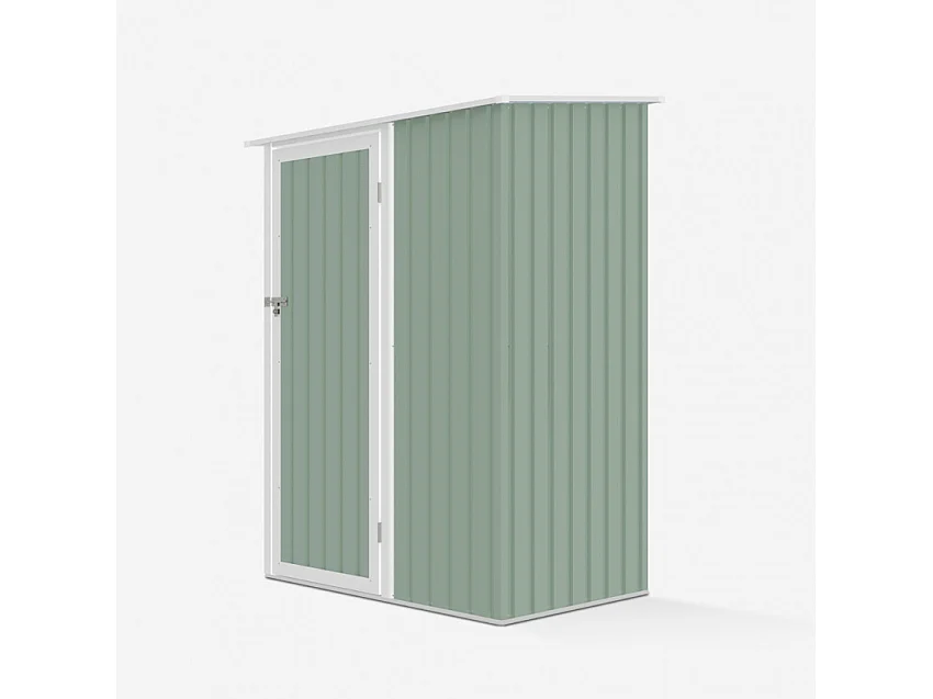 Casetta da giardino in lamiera zincata e metallo verde MetalGreenMini