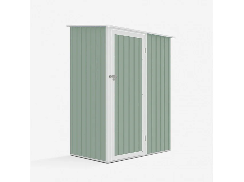 Casetta da giardino in lamiera zincata e metallo verde MetalGreenMini