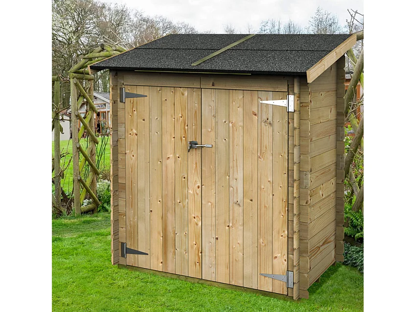 Abri de jardin en bois pour ranger les outils 155x85 RangerCabin