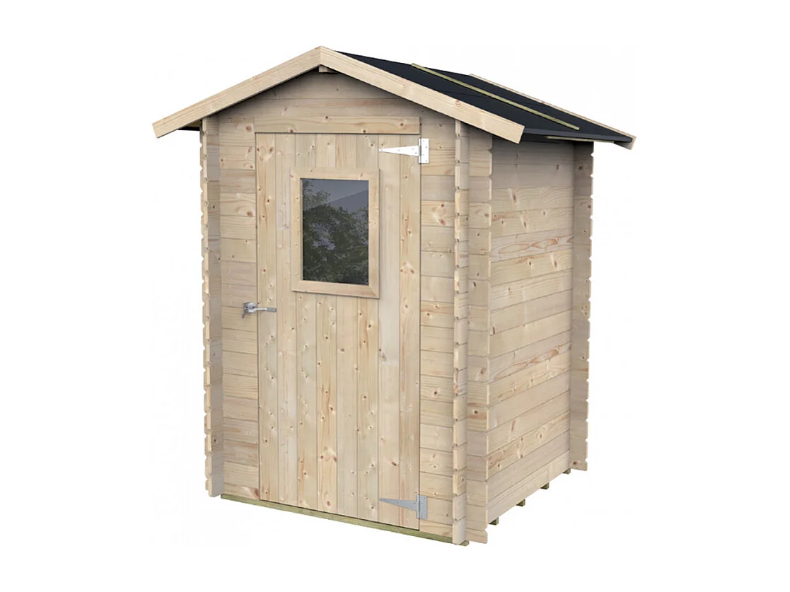 Abri de jardin en bois pour outils porte-fenêtre Cabanon VistaCabin