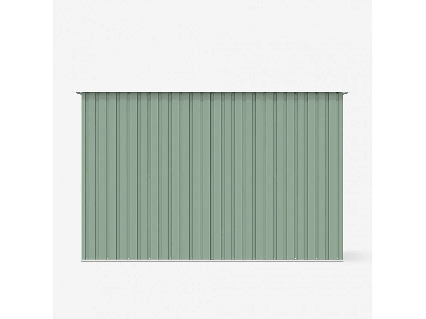 Casetta da giardino in lamiera zincata verde SteelGreenBox