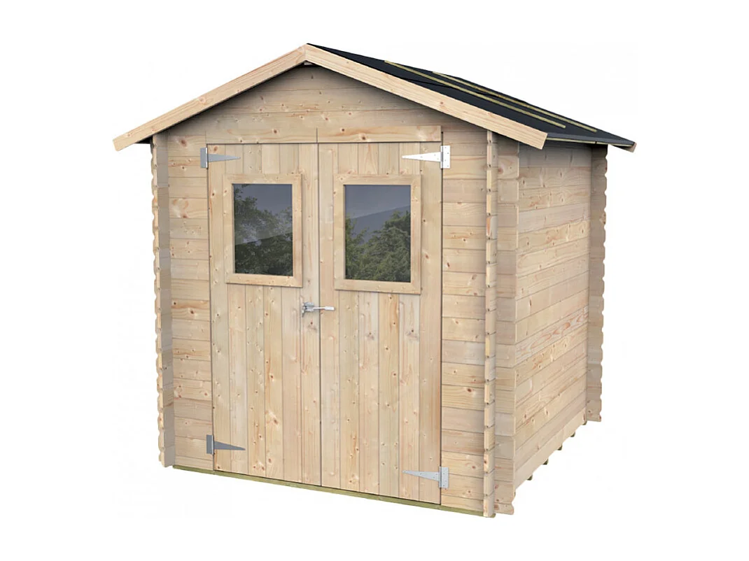 Abri de jardin en bois pour outils cabanon extérieur 198x198 ToolHouse
