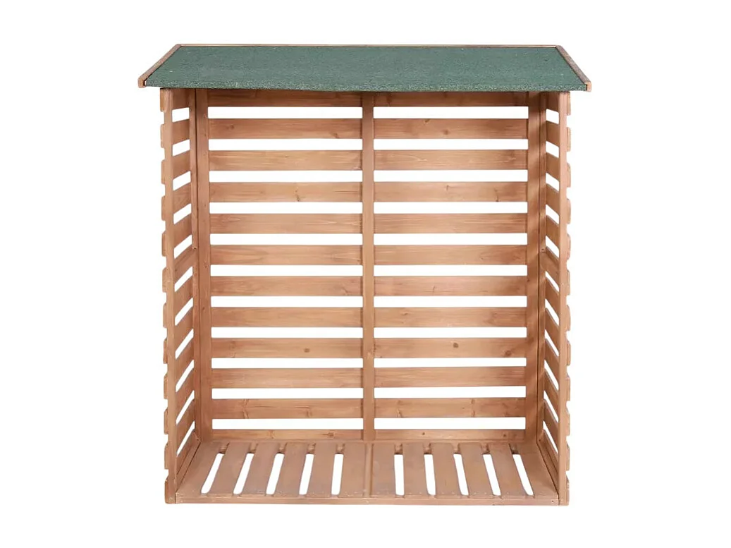 Abri de jardin pour bois de chauffage extérieur 116x65x123cm BoisBox