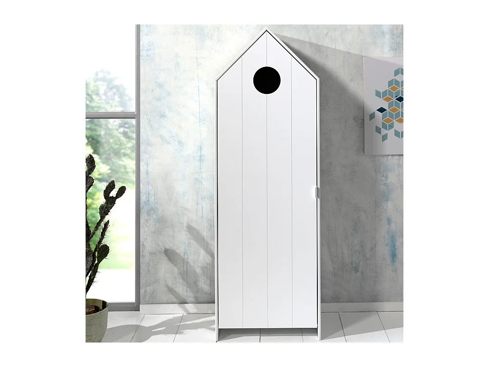 Agami 2 - Armoire enfant en bois - Blanc