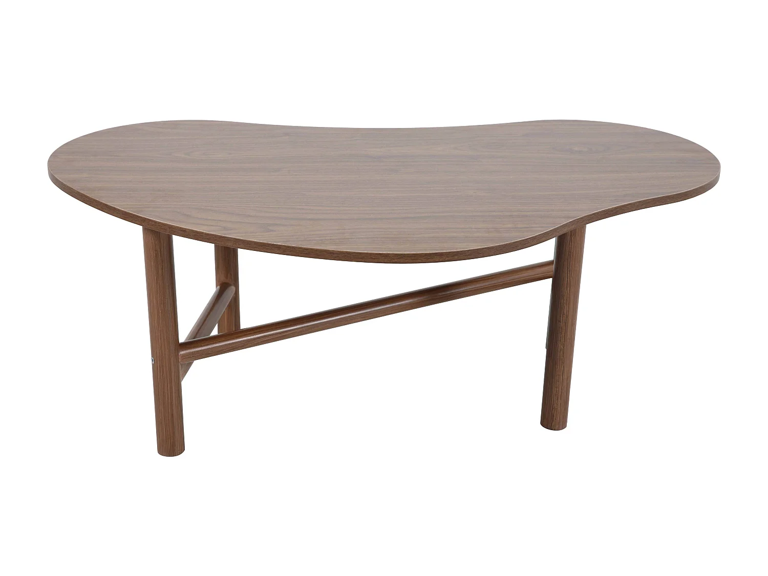 Table basse décor mélaminé marron