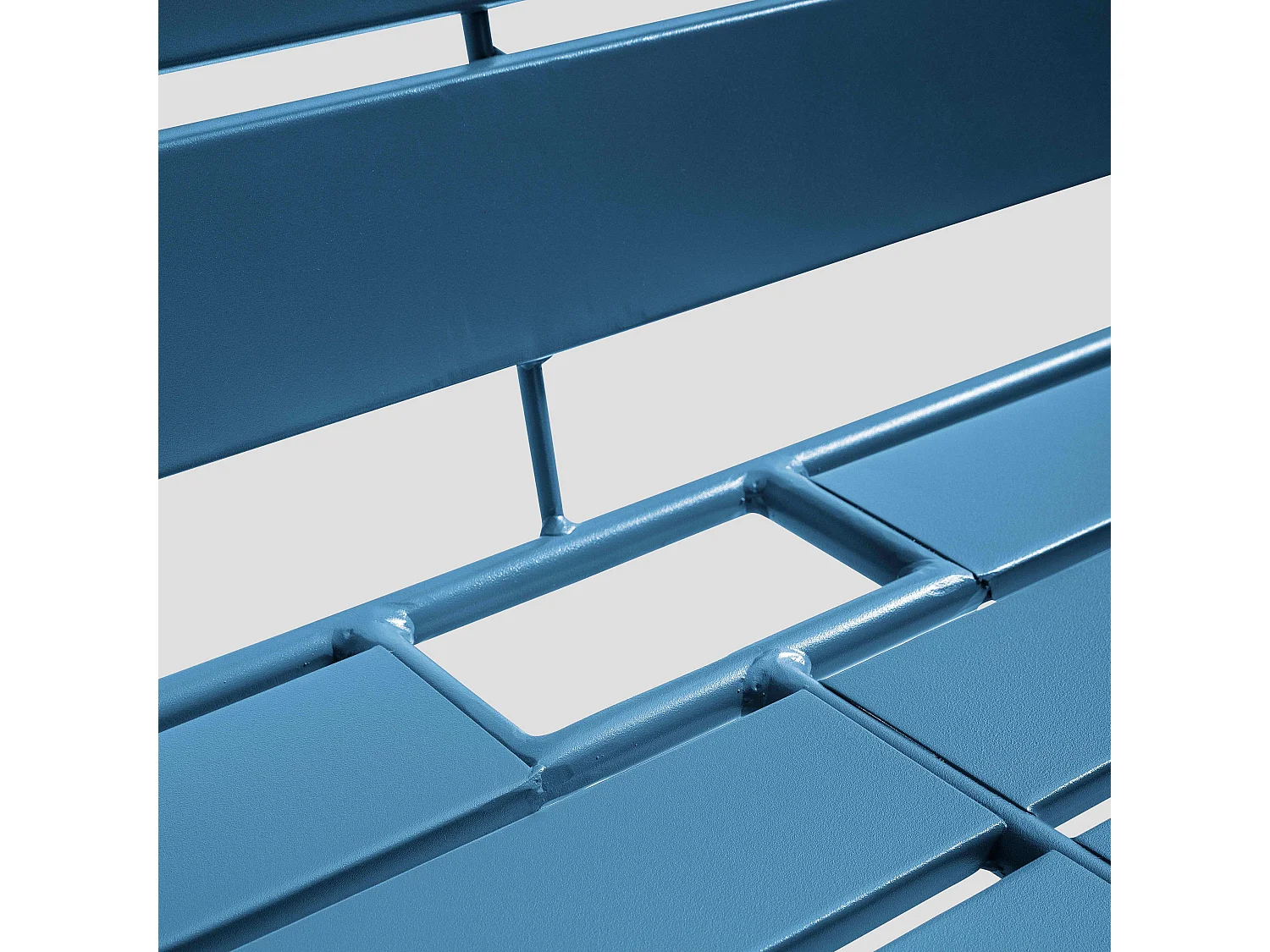 Pacific blauw metalen 4 zits tuinmeubelset