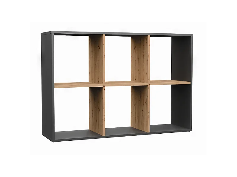 Étagère Malax 2X3 ANTHRACITE ARTISAN