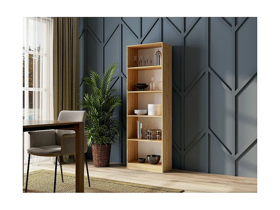 Regał Onyx R60 | Artisan | 60x30x182 cm | Książki Zabawki Segregatory