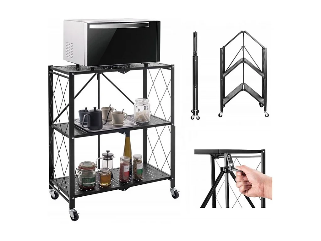 Étagère de rangement FS003 NOIR