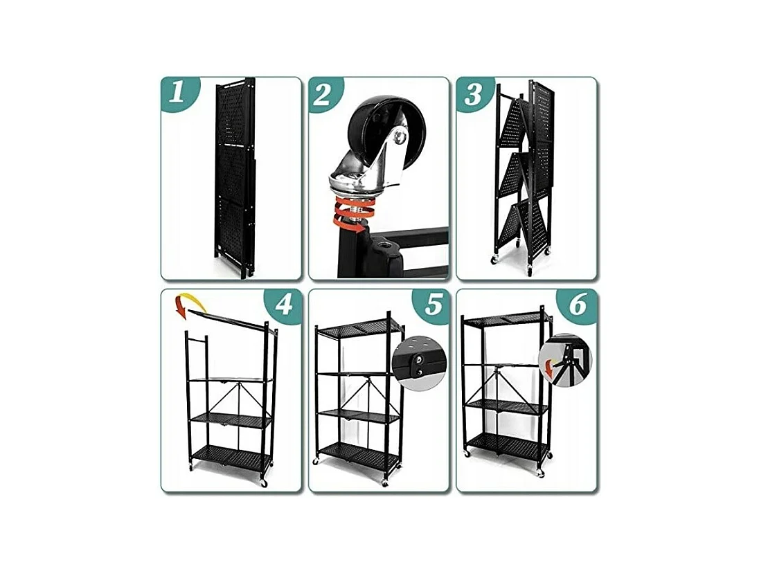 Étagère de rangement FS003 NOIR