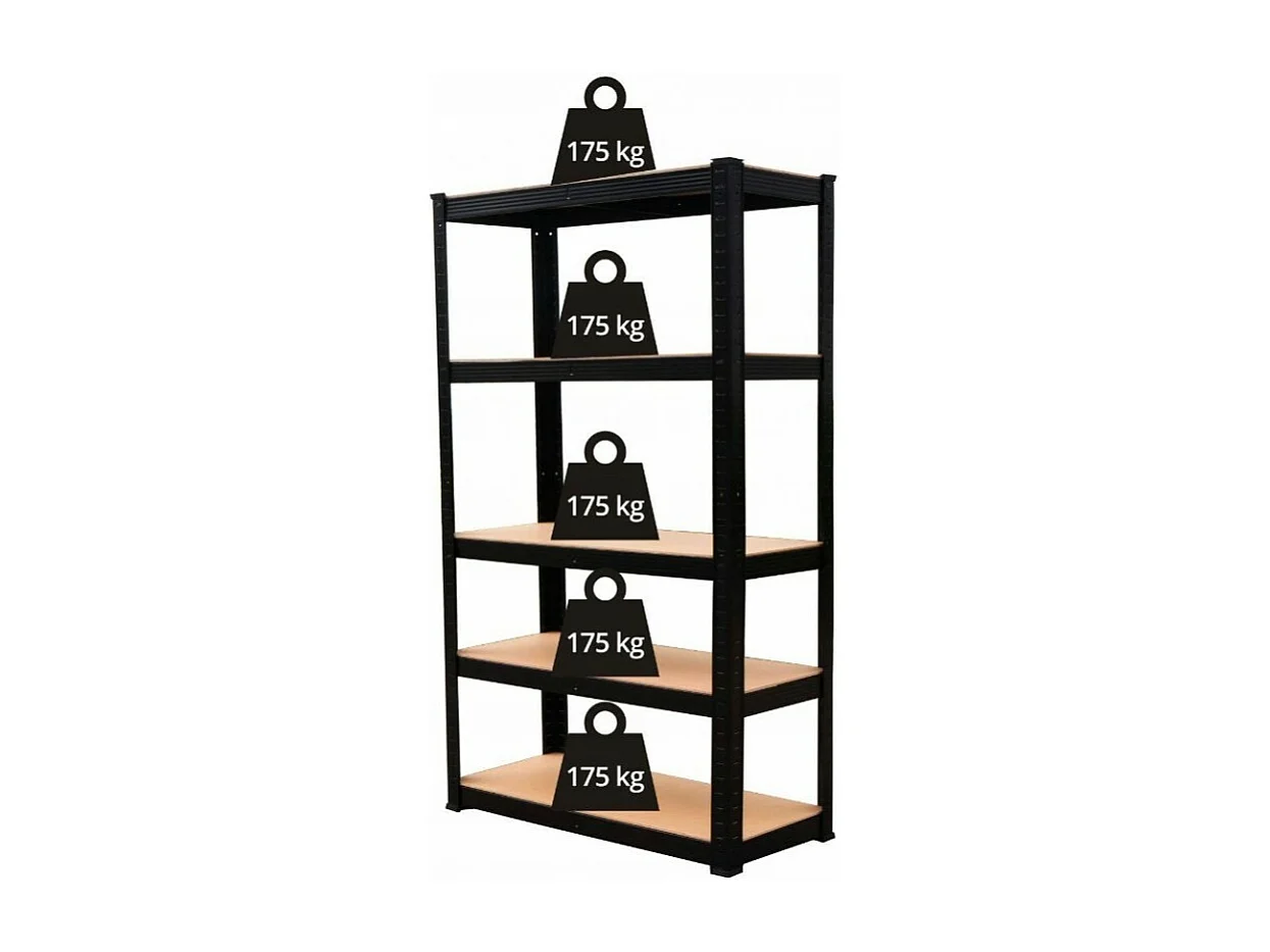 Étagère de rangement P9040 NOIR