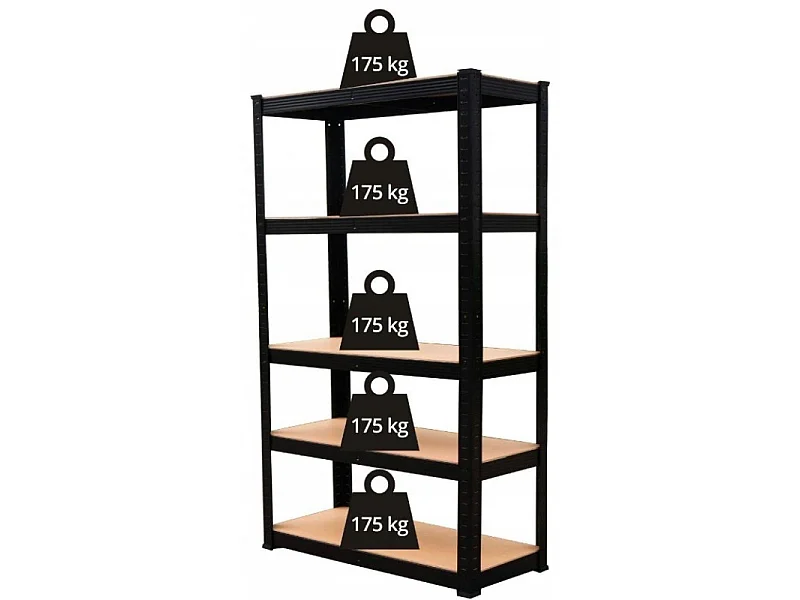 Étagère de rangement P9040 NOIR