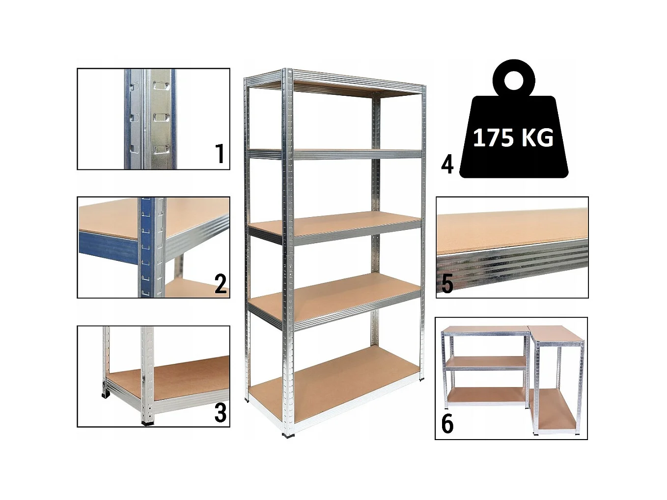 Rangement sur étagère G9040 METAL