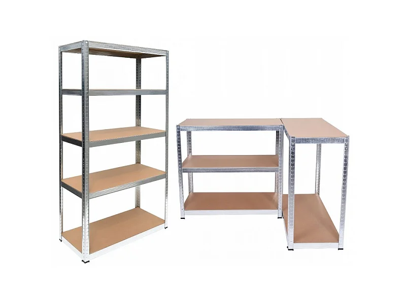 Regał Magazynowy G9040 Metalowy | 5 Półek |  90x40x180 cm