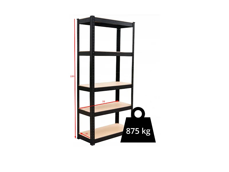 Rack de stockage P9030 NOIR