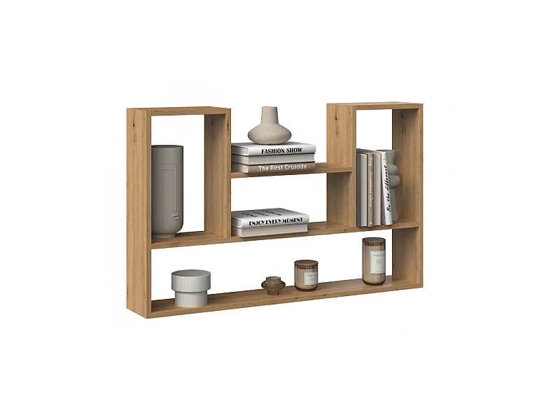 Regał wiszący Bilbao 4P | Dąb Artisan |100x16x60 cm | Regał wiszący ścienny