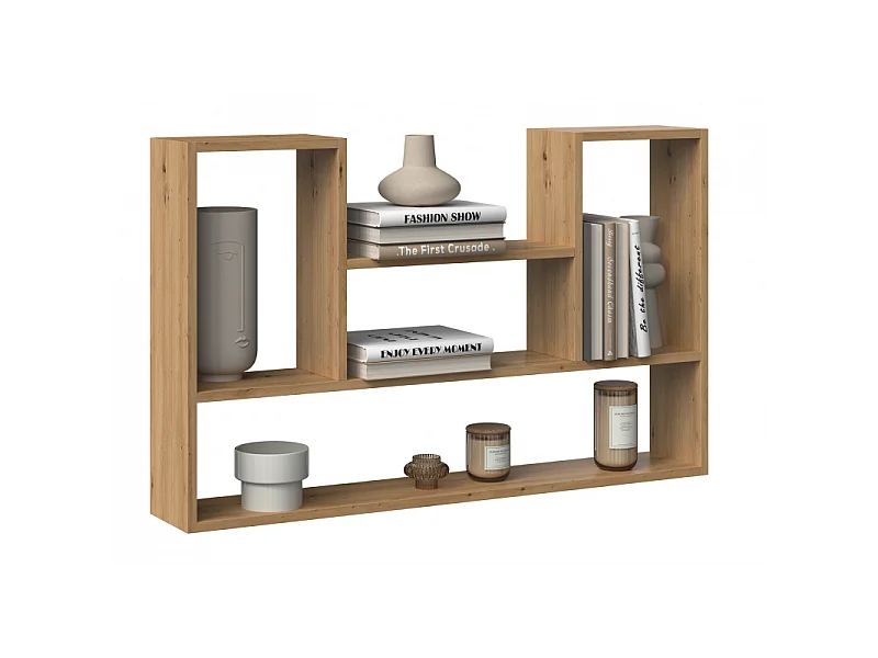 Regał wiszący Bilbao 4P | Dąb Artisan |100x16x60 cm | Regał wiszący ścienny