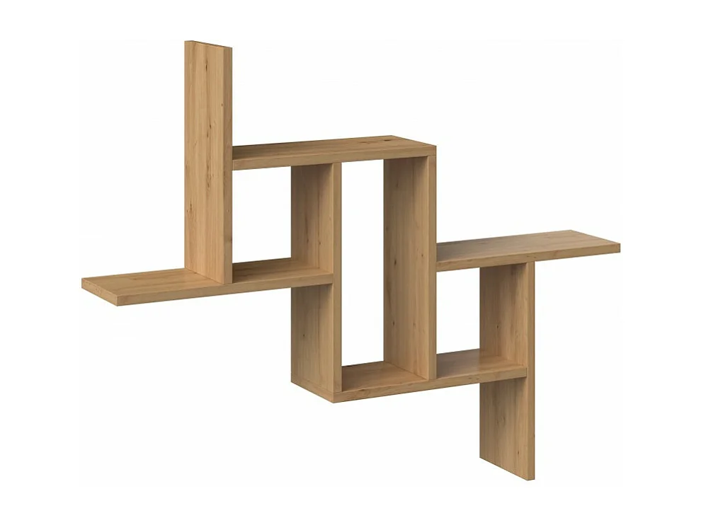 Regał Ścienny Fiesta | Dąb Artisan | 85x15x73,5 | Biblioteczka Ścienna