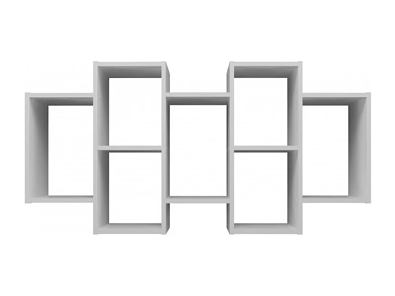 Regał Wiszący BILBAO 7.0 |Biały | 129.5x20x65 cm |  Regał Wiszący Ścienny