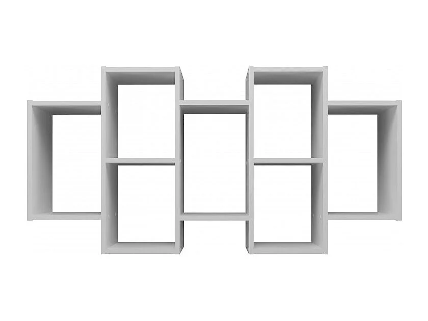 Regał Wiszący BILBAO 7.0 |Biały | 129.5x20x65 cm |  Regał Wiszący Ścienny