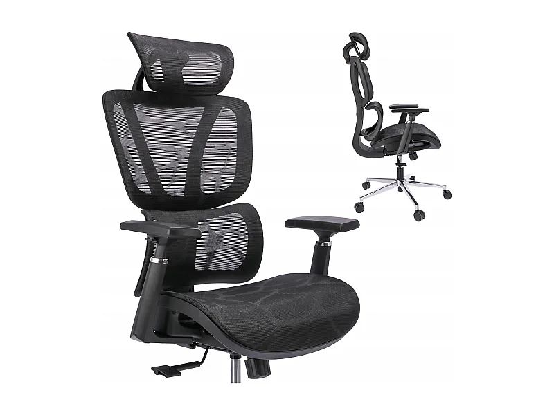 Fauteuil NEOVA noir chaise