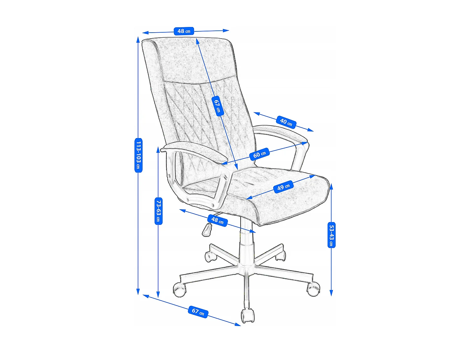 Fauteuil COMFORT gris