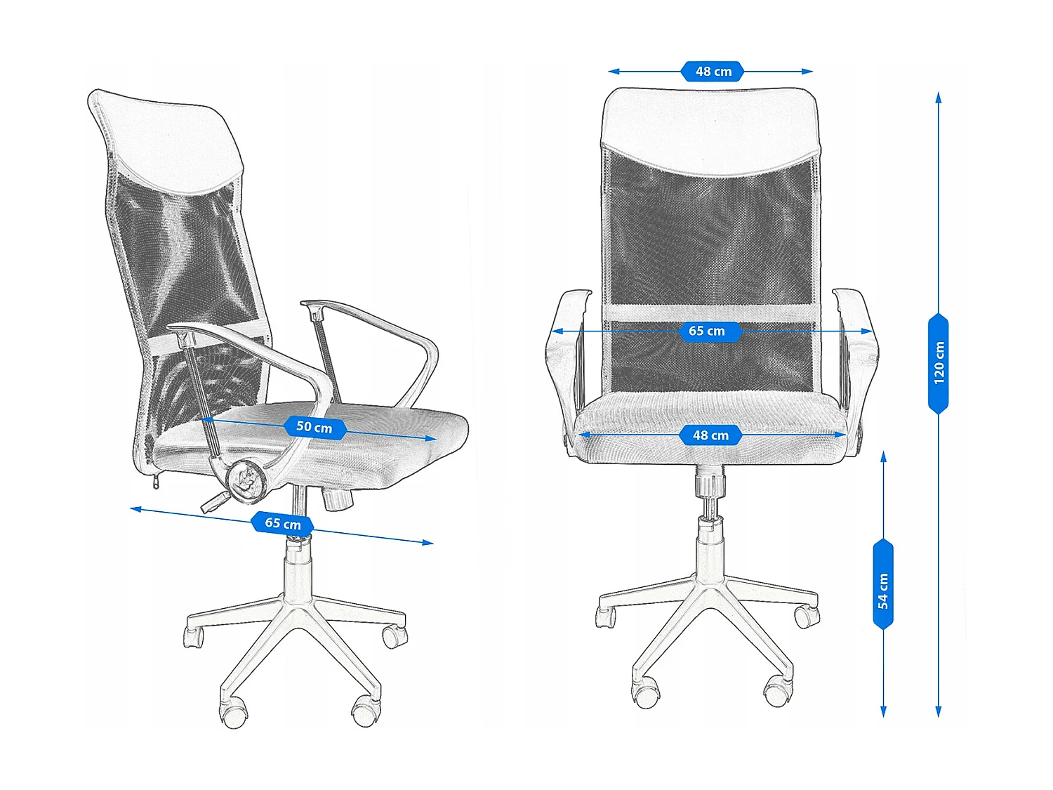 ZOOM fauteuil tissu gris mélangé