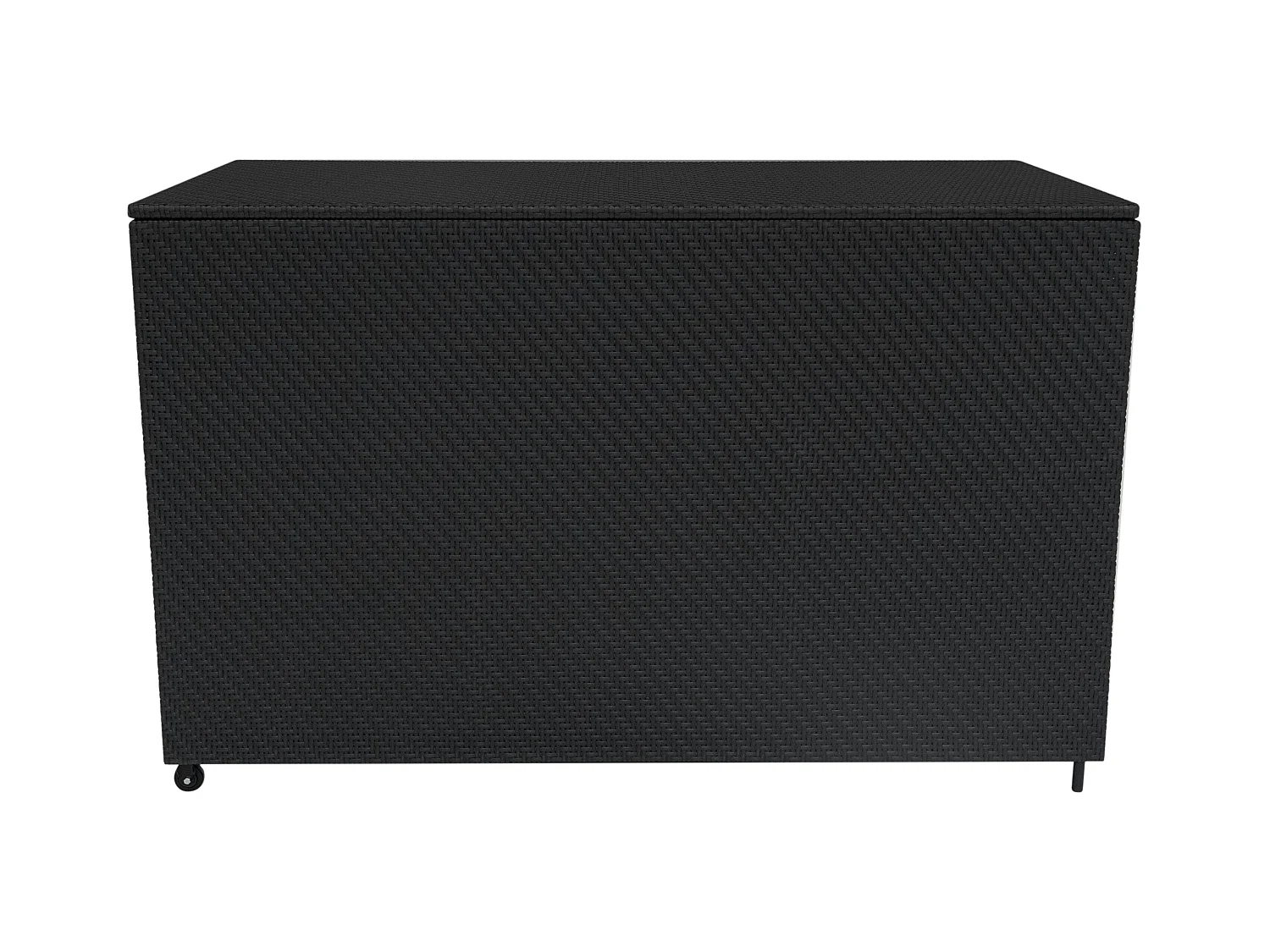 Rotan Modulaire 6-Delige Meubelset & 996L Opbergbox - Zwart