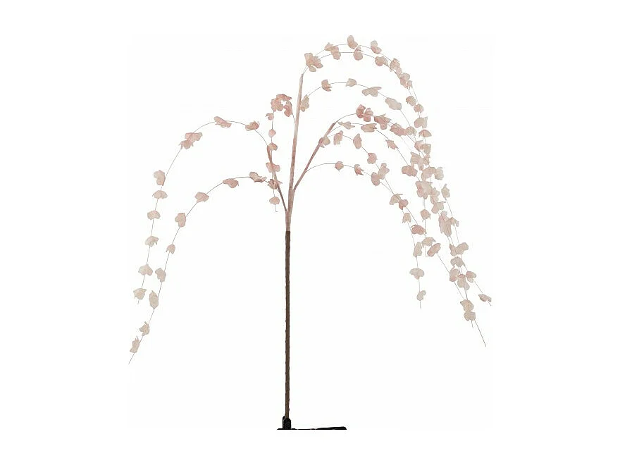 Ramo artificiale di foglie sospese rosa in schiuma EVA 122 cm