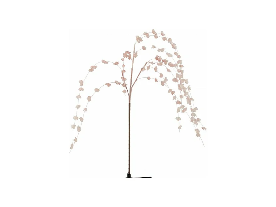 Ramo artificiale di foglie sospese rosa in schiuma EVA 122 cm