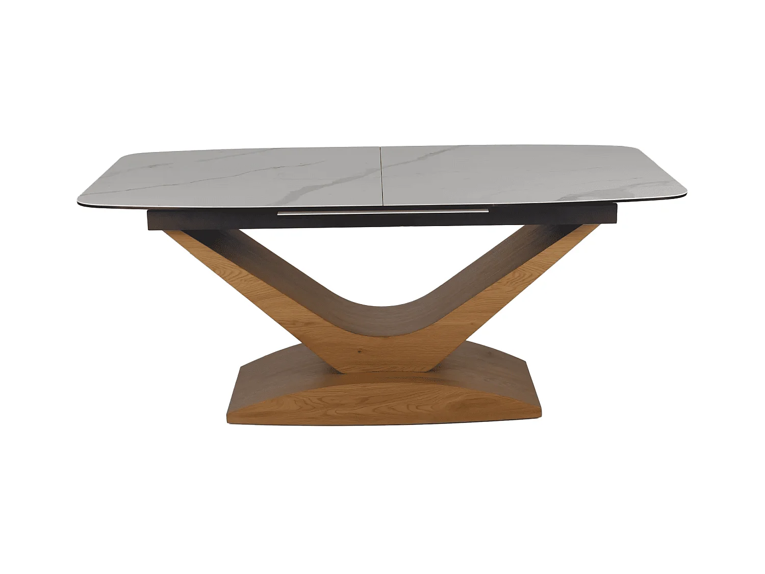 Esstisch Dolce/Keramik&Holz/Weiss&Braun