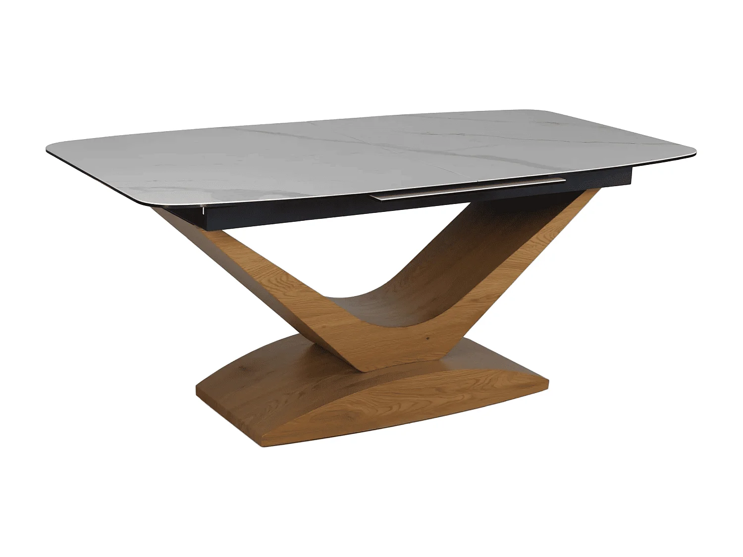 Esstisch Dolce/Keramik&Holz/Weiss&Braun