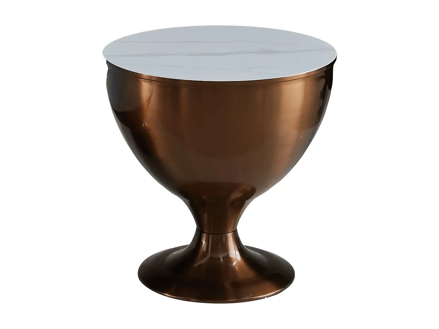 Couchtisch Set Salsa/Keramik/Weiss&Kupfer