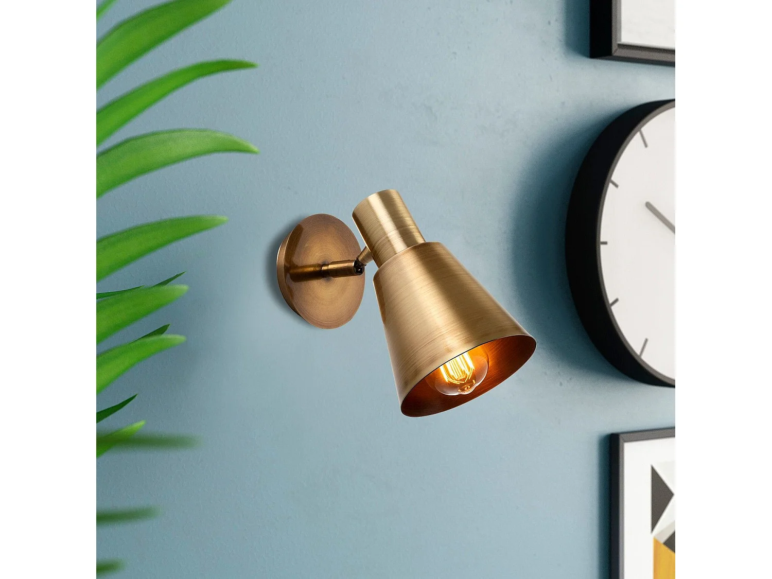 Candeeiro de Parede Elegante Kem - 6346 para Iluminação Sofisticada