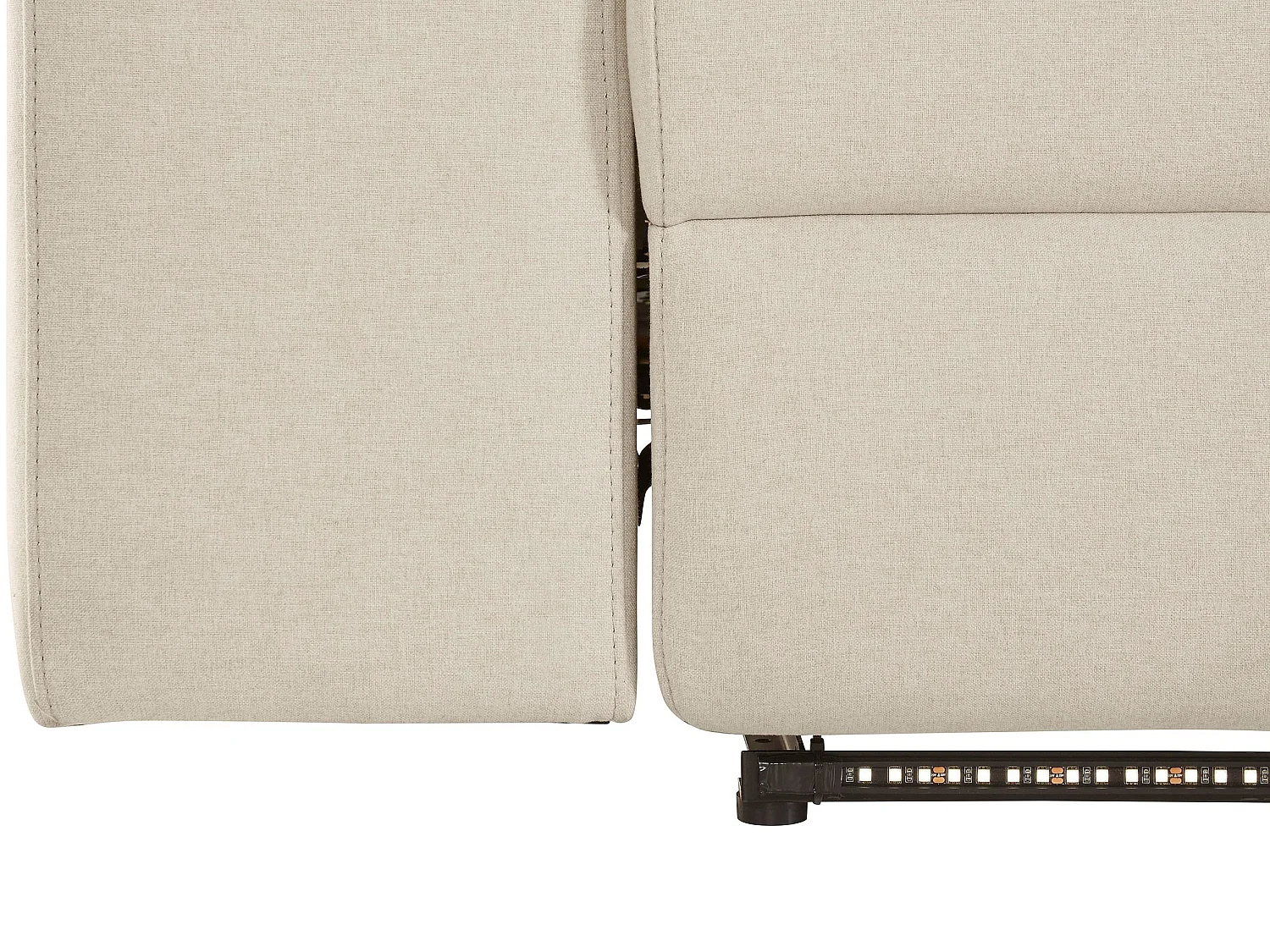 Rayland | Canapé 2 places avec fonction manuelle en sable