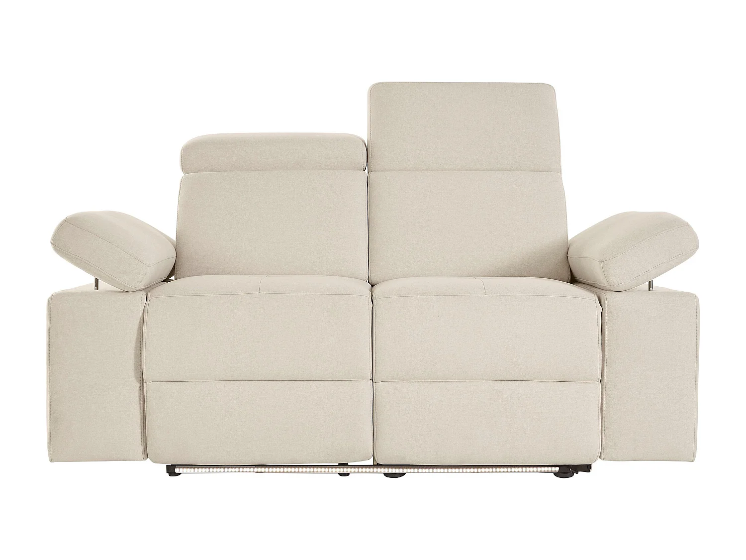 Rayland | Canapé 2 places avec fonction manuelle en sable