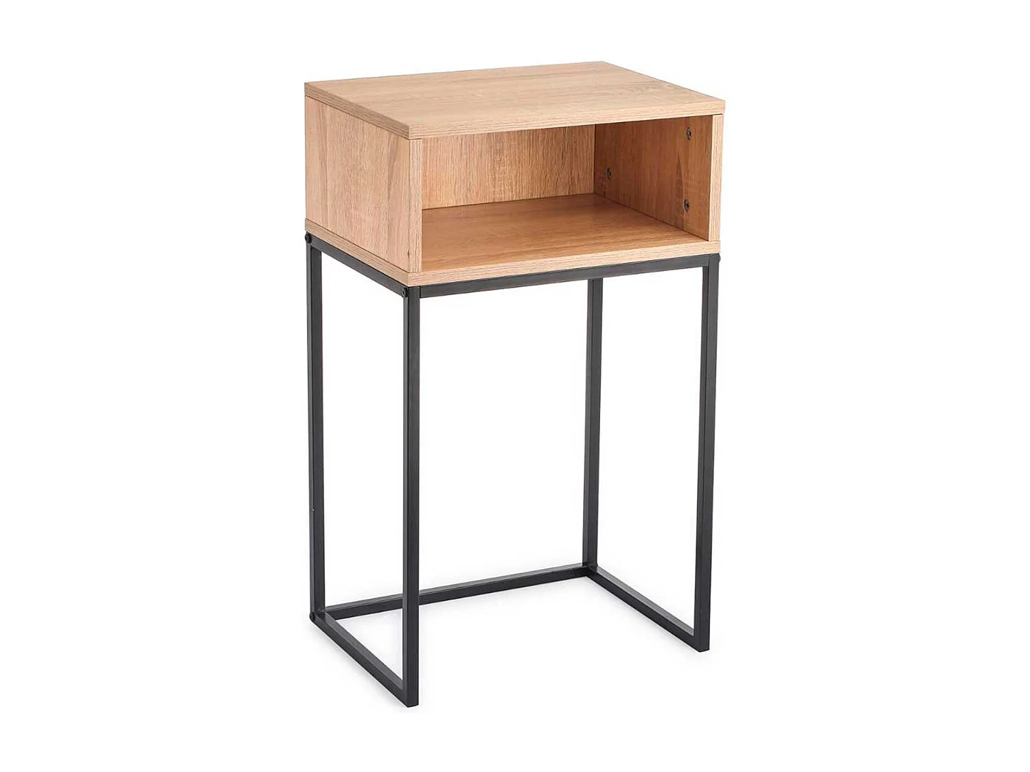 Mesita de noche MOA Vinthera 1 módulo hueco madera 68,2x40x30 cm