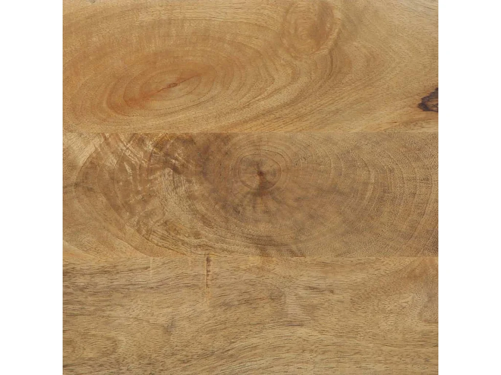 Badspiegel Braun 50x70x2,5 cm Massivholz Mango