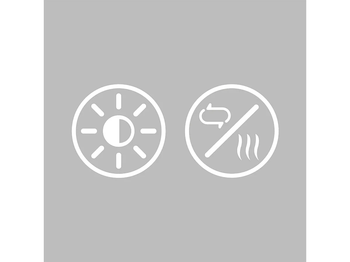 Espejo de baño EDM luz LED 20W forma circular Ø60 cm