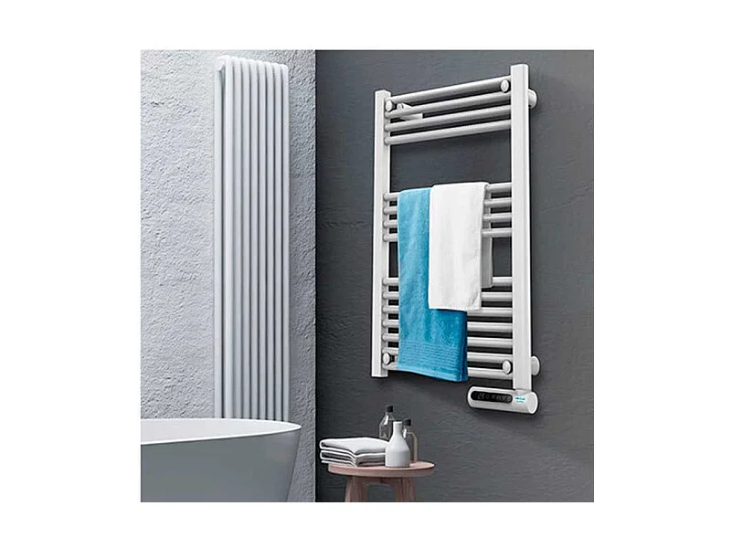 Toallero eléctrico Ready Warm 9100 Smart Towel White Cecotec control táctil/programador blanco
