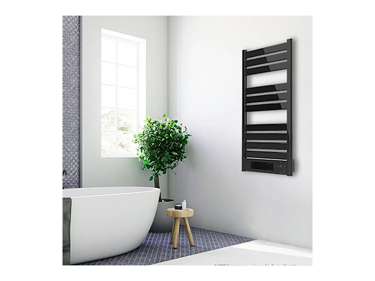 Toallero eléctrico con calefactor cerámico Ready Warm 9790 Ceramic Towel Cecotec 2000W negro