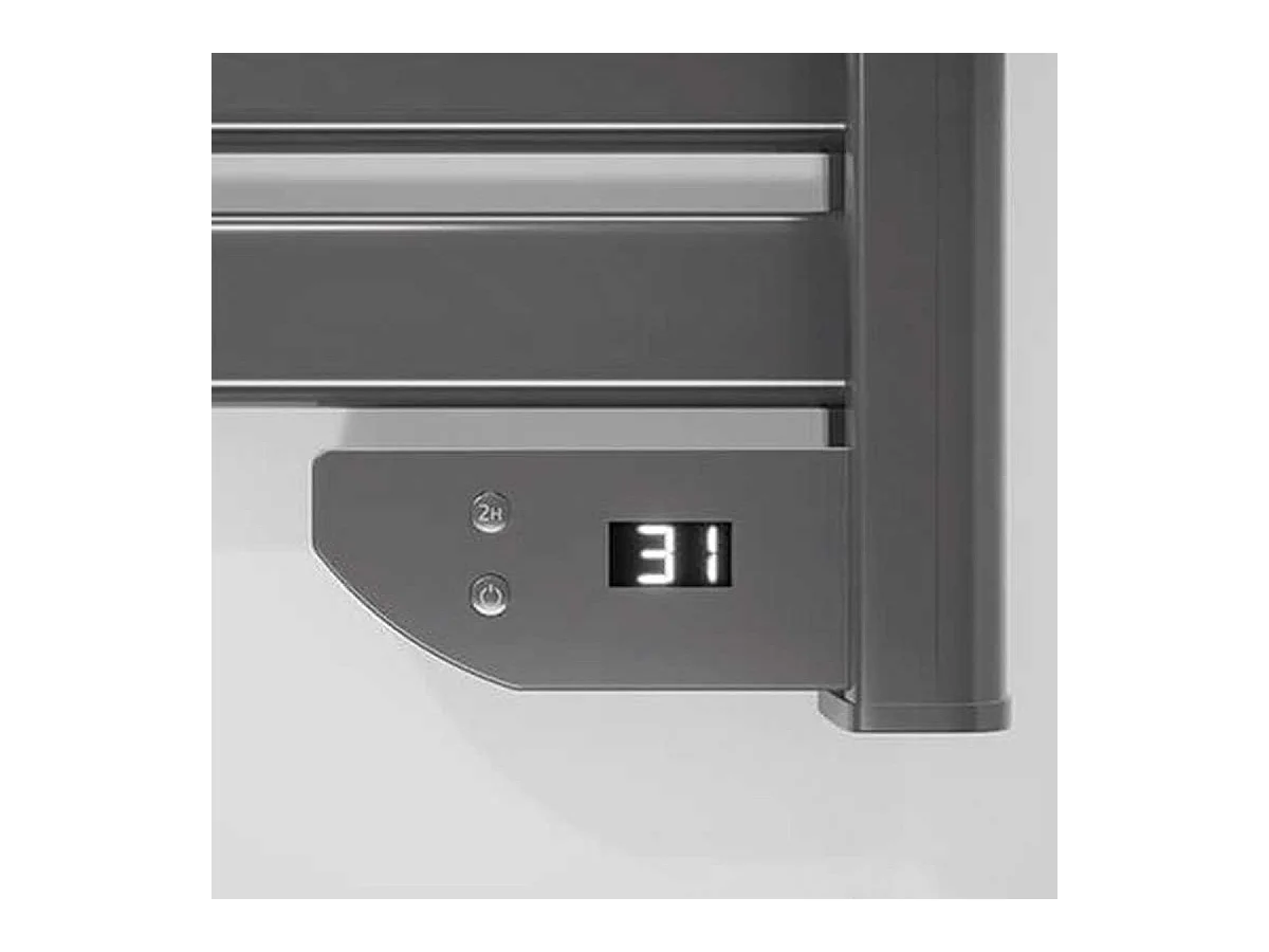 Toallero eléctrico Cecotec Ready Warm 9050 Twin Towel Steel 500W 2 modos gris 102x55 cm