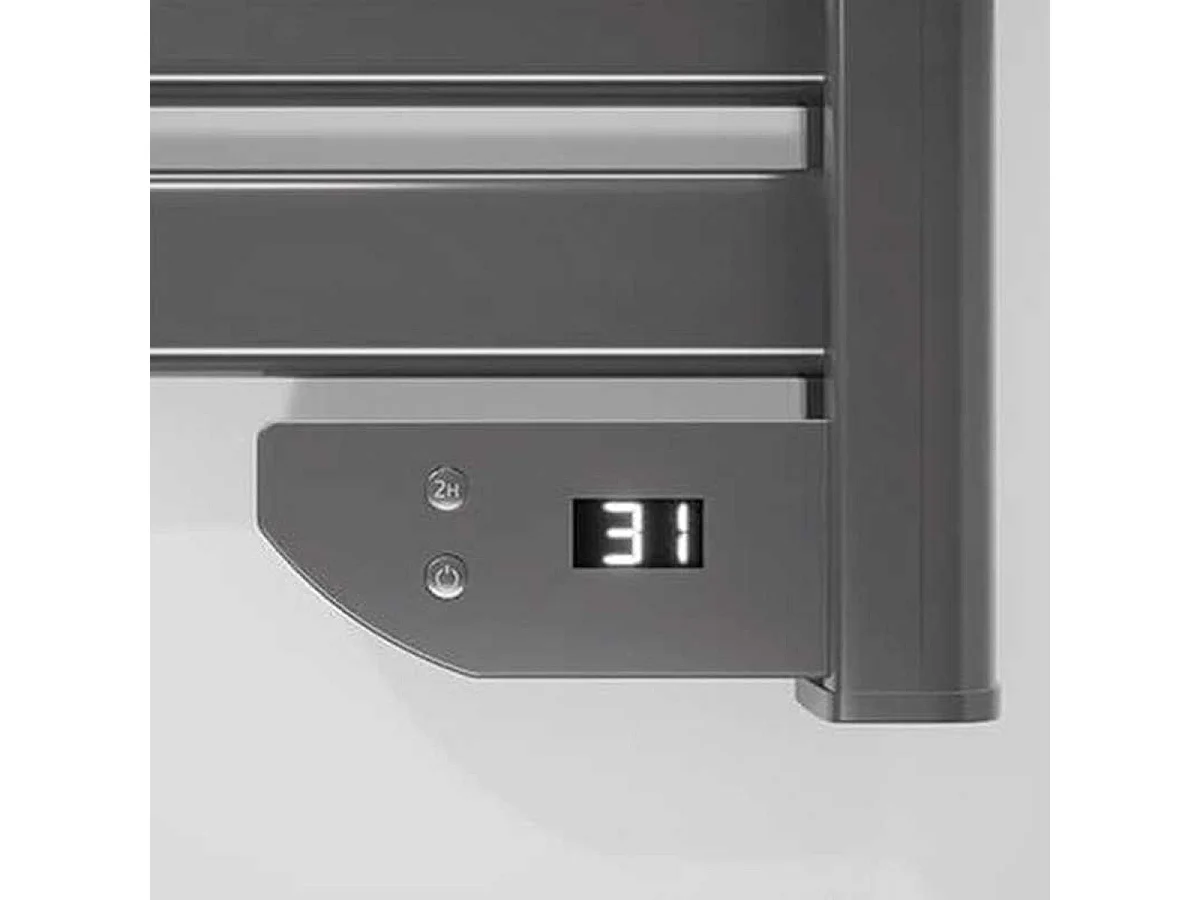 Toallero eléctrico Cecotec Ready Warm 9050 Twin Towel Steel 500W 2 modos gris 102x55 cm