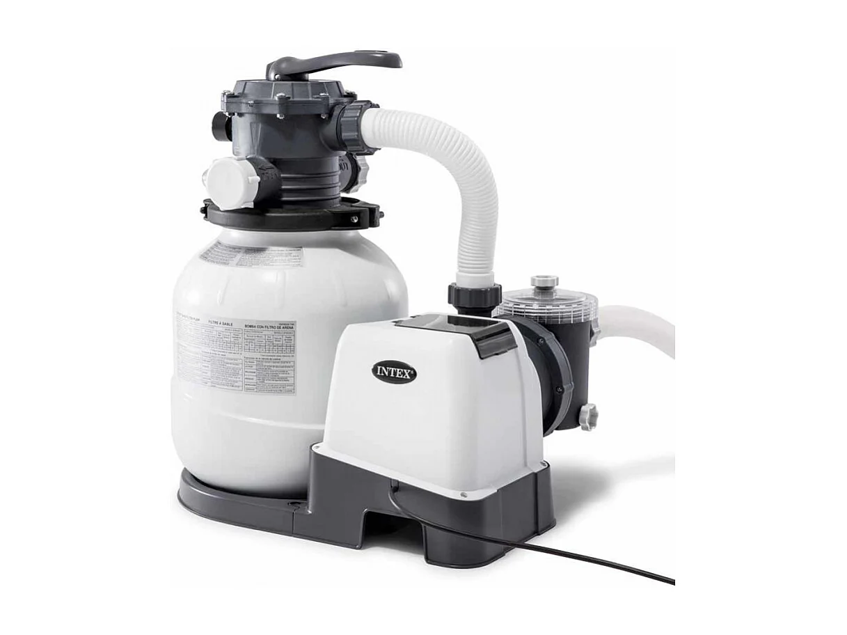 Piscina redonda desmontable Ultra XTR Frame Intex 30079L con depuradora gris oscuro Ø610x122 cm