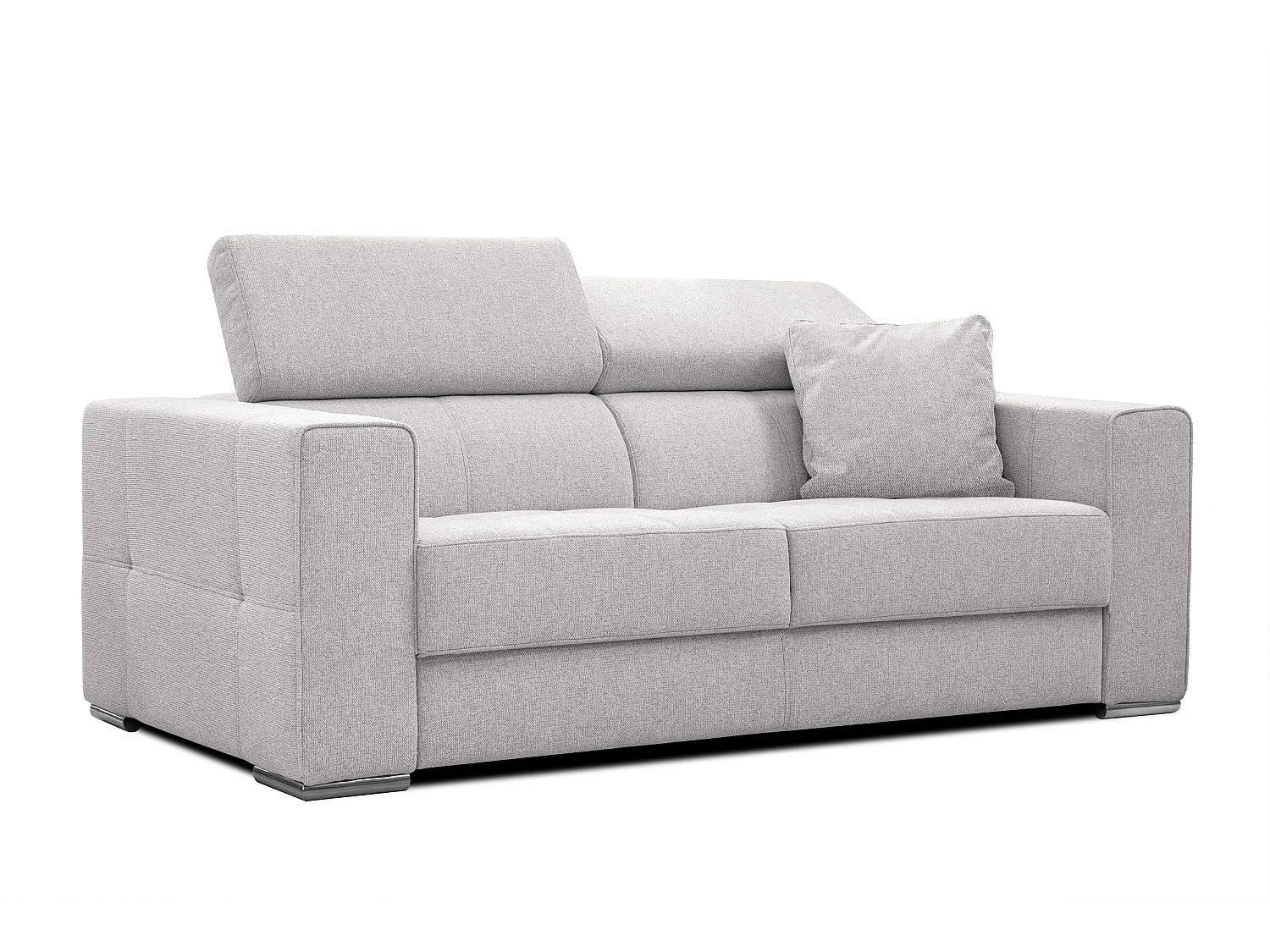QUARTZ Sofa 3-Sitzer, silbergrau
