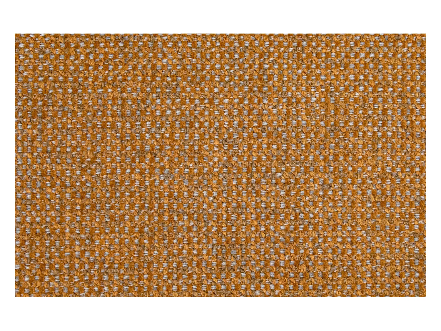 Canapé 3 places avec siège extensible et appuis-tête réglables, tissu orange - QUARTZ