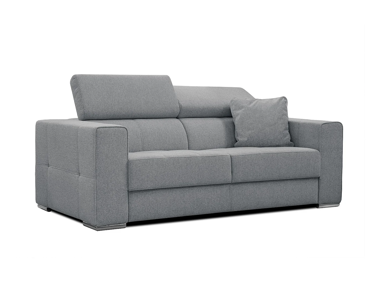 Canapé 3 places tissu gris - QUARTZ